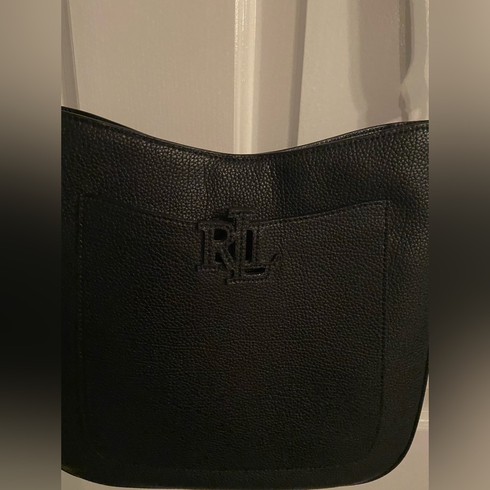 Ralph Lauren Pebbled Leather Crossbody Bag